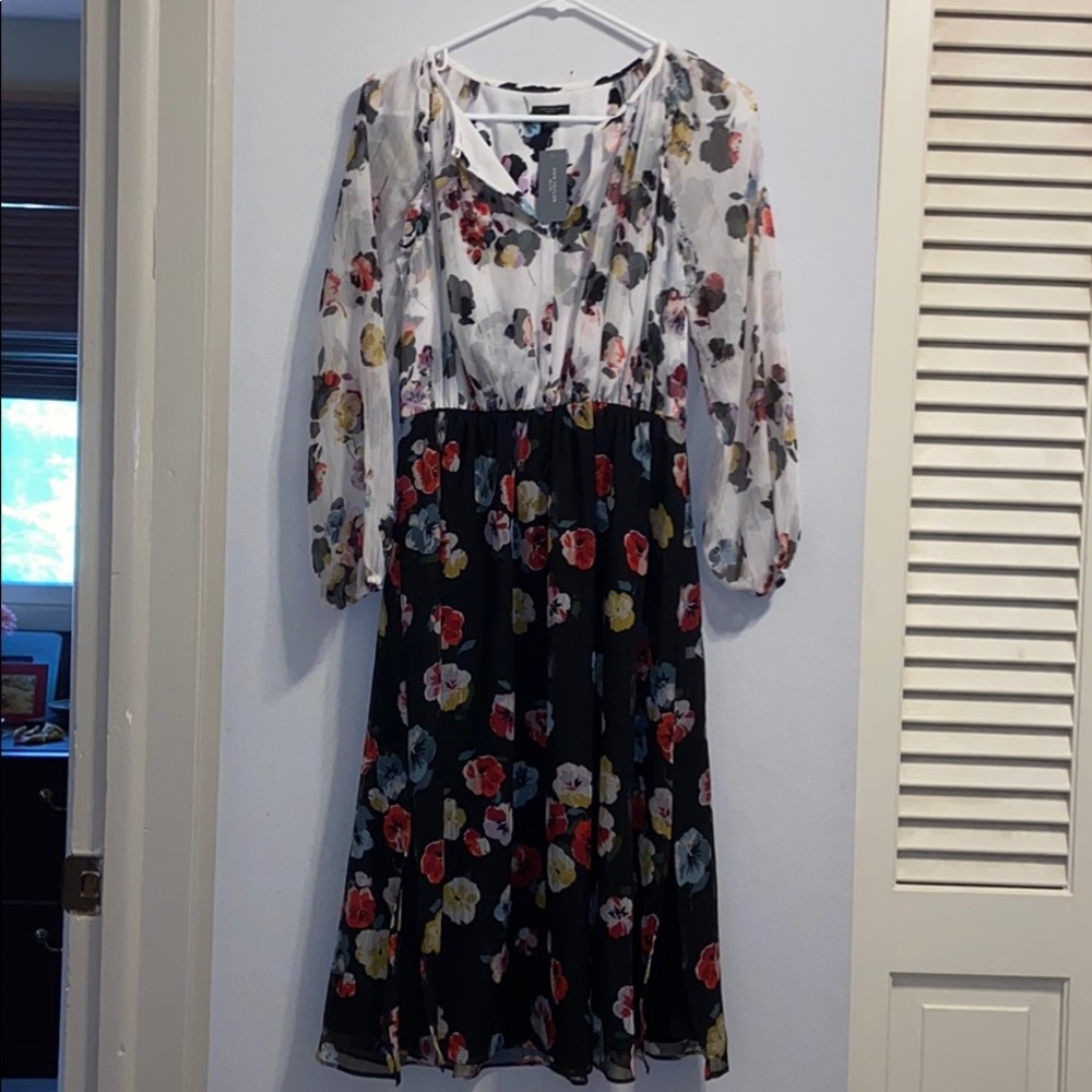 NWT Ann Taylor Multicolored Floral Maxi Dress